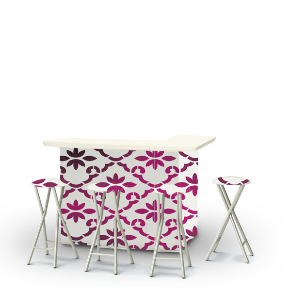 Best of Times Bar Set with Stools Wayfair